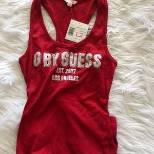 Guess red tank top. NEW